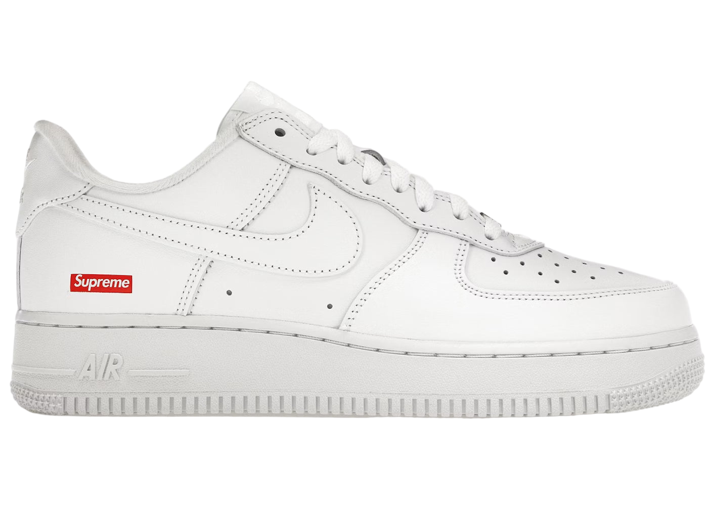 Nike Air Force 1 Low Supreme en blanco