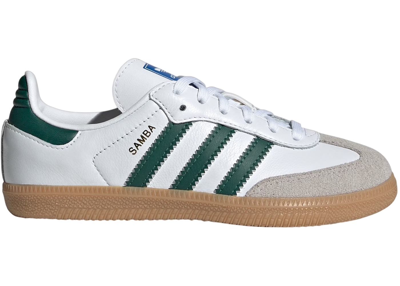 adidas Samba OG Cloud White Collegiate Green