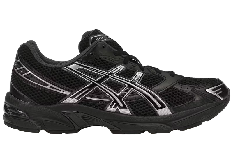 ASICS Gel-1130 en negro y plateado puro