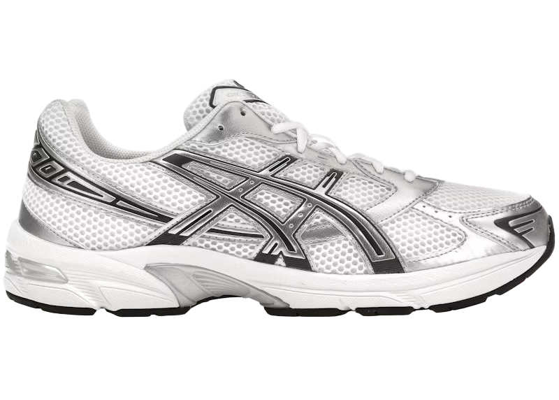 ASICS Gel-1130 en blanco y plateado puro