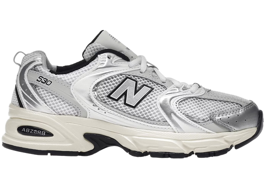New Balance 530 en crema plateado