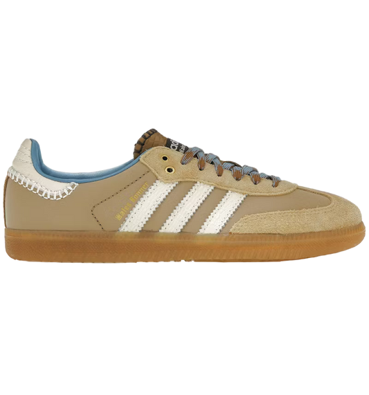 adidas Samba Nylon Wales Bonner en blanco y marrón desierto