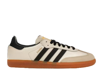 adidas Samba OG en crema, marrón arena y marrón oscuro
